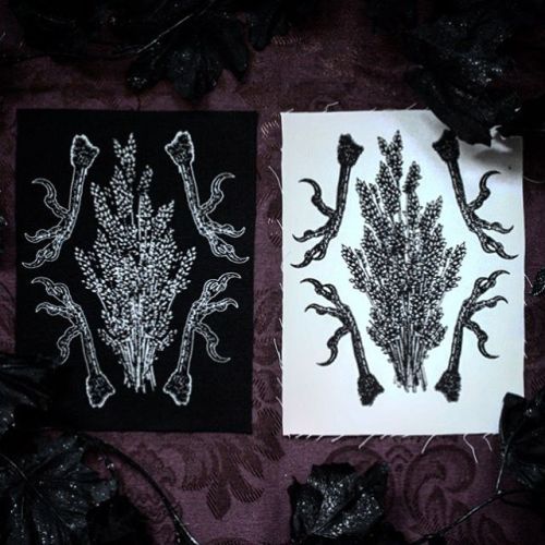 Black Death patches, for those of you who like something morbid and beautiful. During The Great Plag