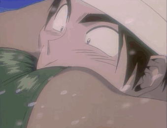 bubblegumcrash:  Golden Boy Can’t help but laugh.   my fav scene~ &lt; |D’‘‘‘‘