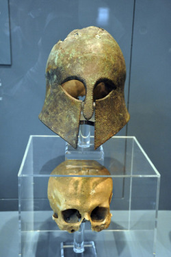 museum-of-artifacts:  Corinthian helmet from