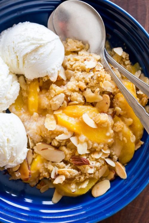 foodffs:  Peach Crisp RecipeFollow for recipesIs this how you roll?