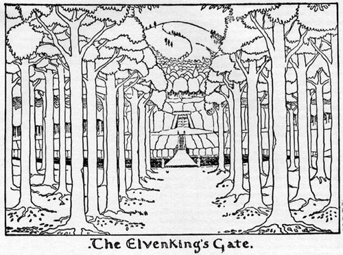 J.R.R. Tolkien’s illustrations for The Hobbit