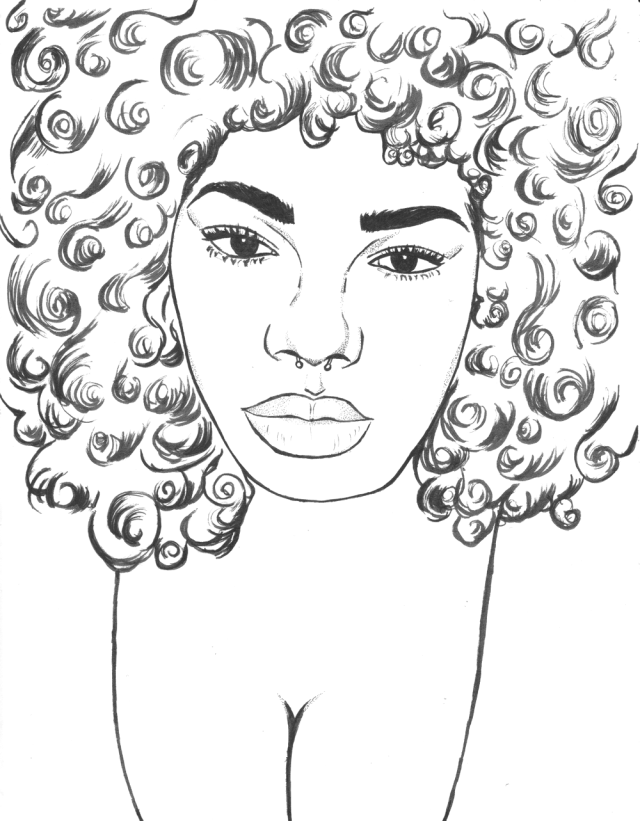 flyandfamousblackgirls:  peruviandeepwave:surra-de-bunda drew her vision of me I’m