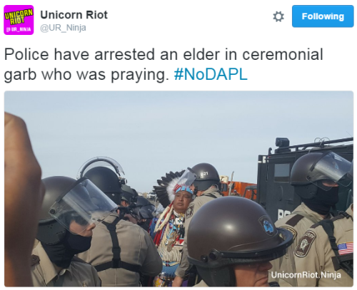 bellygangstaboo:This is happening in America &amp; no-one seems to give a shit. #outraged #NoDAPL #S