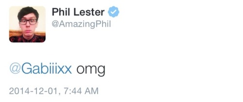 feliz-navidan:  OMFG THAT IS ME I TWEETED THAT THIS MORNING AND HE ACTUALLY REPLIED I REGRET NOTHING