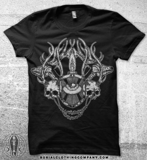 &ldquo;Antlereye&rdquo; - $15 - Designed by Santos.http://burialclothing.storenvy.com/products/52047