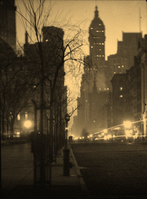 nevver:  Night lights, Alvin Langdon Coburn 