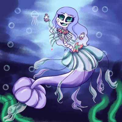 Reaper Fishie (Sea Monster Au) by CreepyPSo on DeviantArt