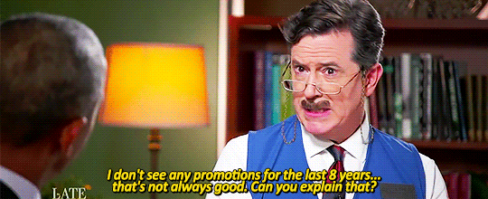 beeishappy:  LSSC | Stephen Helps President Obama Polish His Résumé 