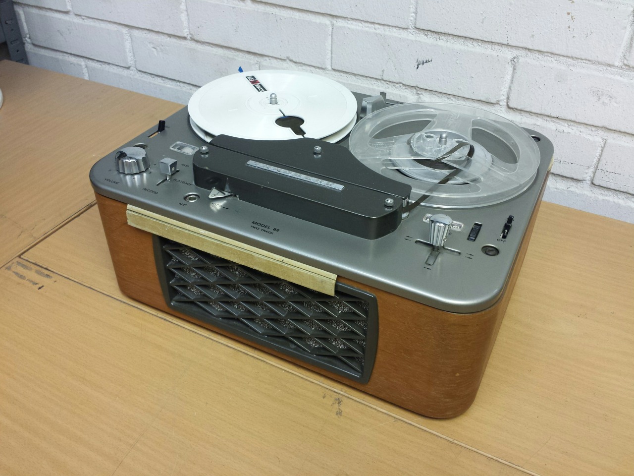 Tandberg Model 821 2Track ReelToReel Tape Recorder, 1965