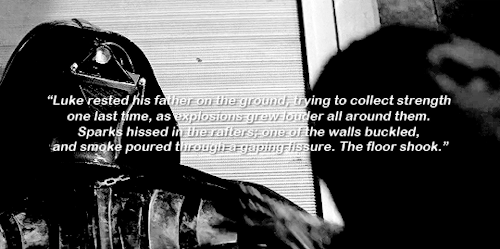 padawanlost:“In the midst of this uproar, Luke had made it, somehow, to the main docking bay—where h