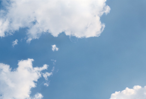 watre:  WILLIAM EGGLESTON At Zenith, a 1979 study of the sky and clouds by photographer William Eggleston, captured whilst lying on the ground and pointing his camera at the point directly above, the celestial zenith.Eggleston Artistic Trust. Courtesy