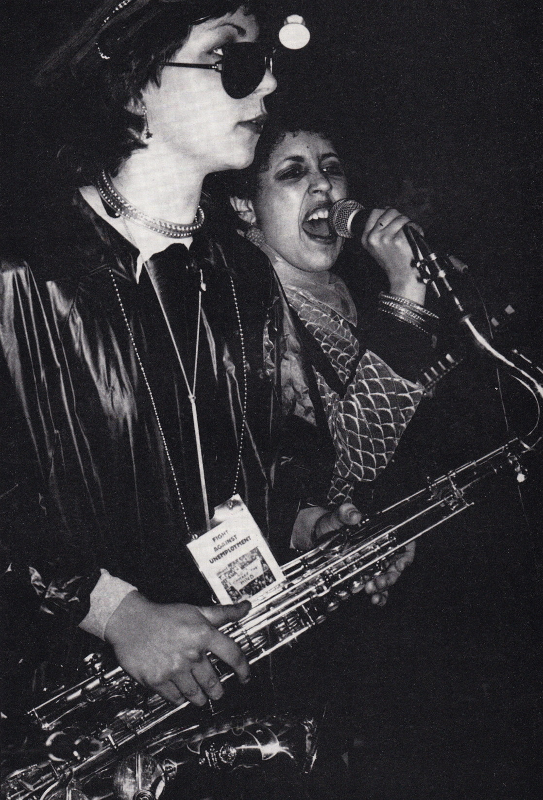aliciaandme: Lora Logic and Poly Styrene X-Ray Spex // 1977 