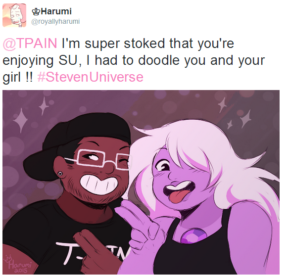 A lot of people have been drawing T-Pain fanart and I wanted to doodle something