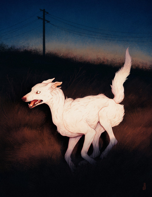 dappermouth:Visions on a night drive, lost loves glimpsed in headlights.