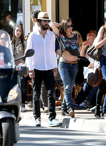 cylee77:Thomas Bangalter & Élodie Bouchez in Cannes
