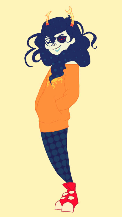 i-sabellas:quick vriska warmup !!!!!