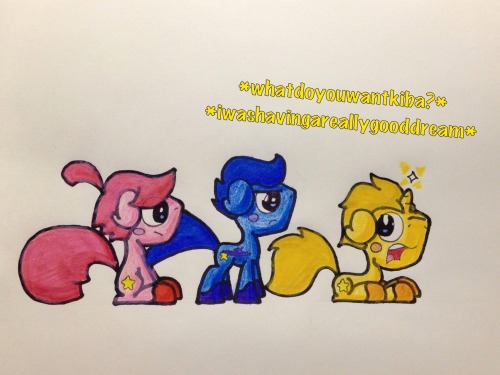 ask-pony-kirby:  Kirby, its your blog, shouldn’t you be contributing a bit more here?  All the Kirbies! owo xD