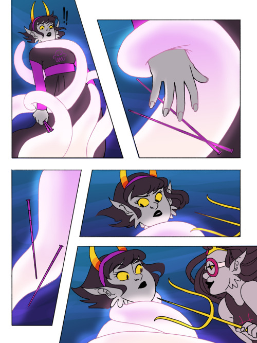 manicpeixesdreamgirl:my ladystuck entry! I’ve never done a multiple-panels-per-page type of comic be