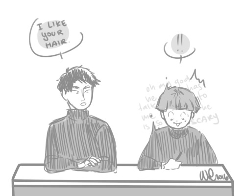 anakajima:whatachaos:☆ ~ How Wakatoshi and Satori became bffs ~ ☆@tendouaf