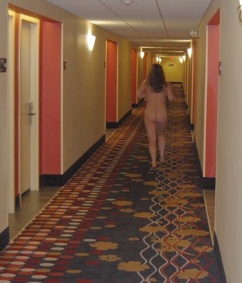 101true101:Not a dare… didn’t lose a bet… Just a naked walk around the hotel.