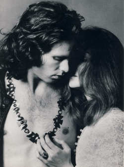 babeimgonnaleaveu:  Jim Morrison and Donna Mitchell by Alexis Waldeck 
