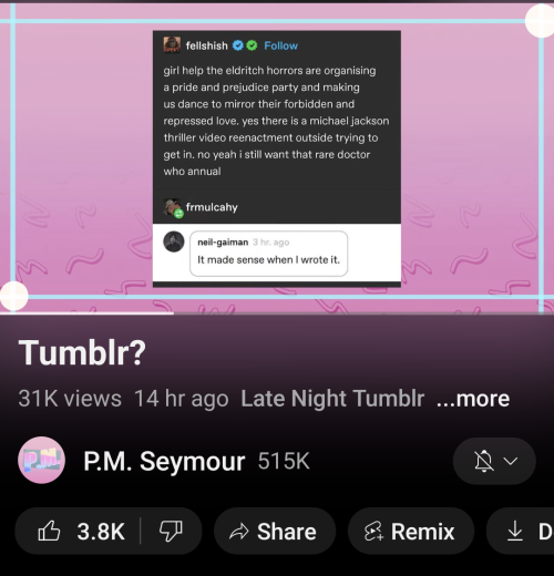 You're In The Latest PM Seymour Video!