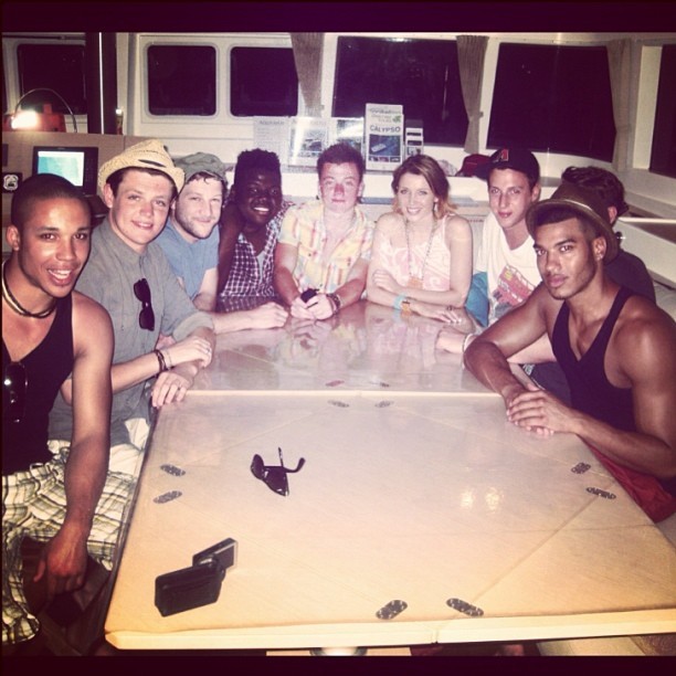 marlonmckenzie:  Good times #XFactor2010 in Australia. L-R Karl, John, Matt, Paije,