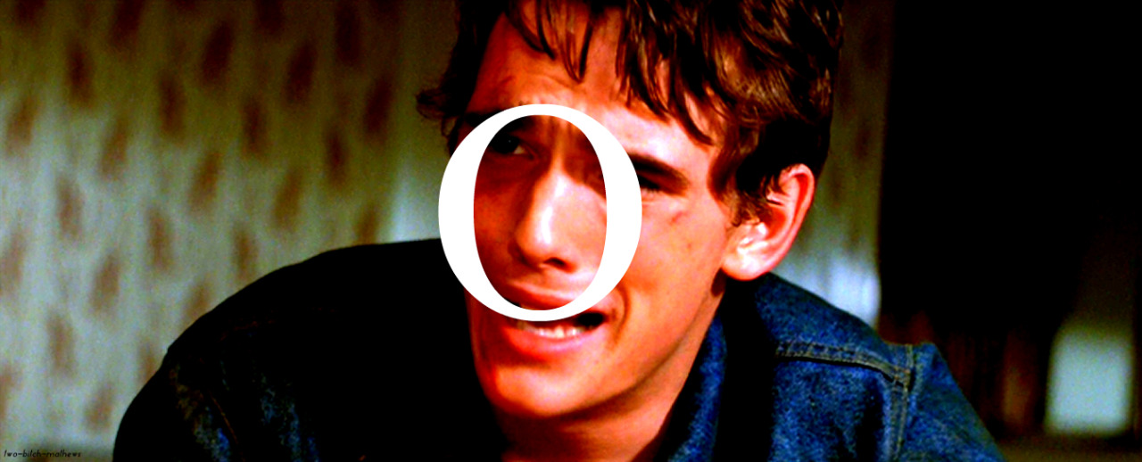two-bitch-mathews:  The Outsiders   “Easy, buddy, easy,” I heard him say softly,
