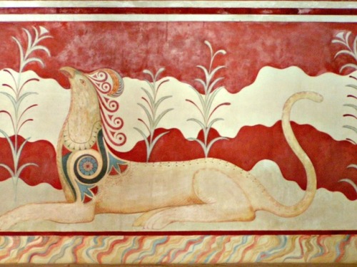 tamedkite:Minoan frescoes, 1500 BC (bronze age)