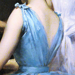 die-rosastrasse:  Blue in paintings of women ♥   Jules Joseph Lefebvre;   Édouard Bisson; François-Hubert Drouais;  Lawrence Alma Tadema; François Martin-Kavel; Christian Schloe; Irving Ramsay Wiles   