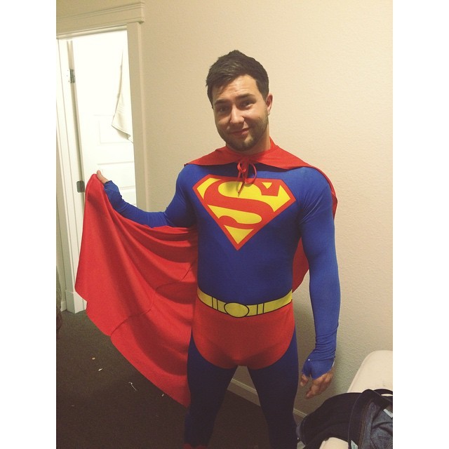 tightgearguys:  a bit late, but a halloween spandex super post from the gays of weho