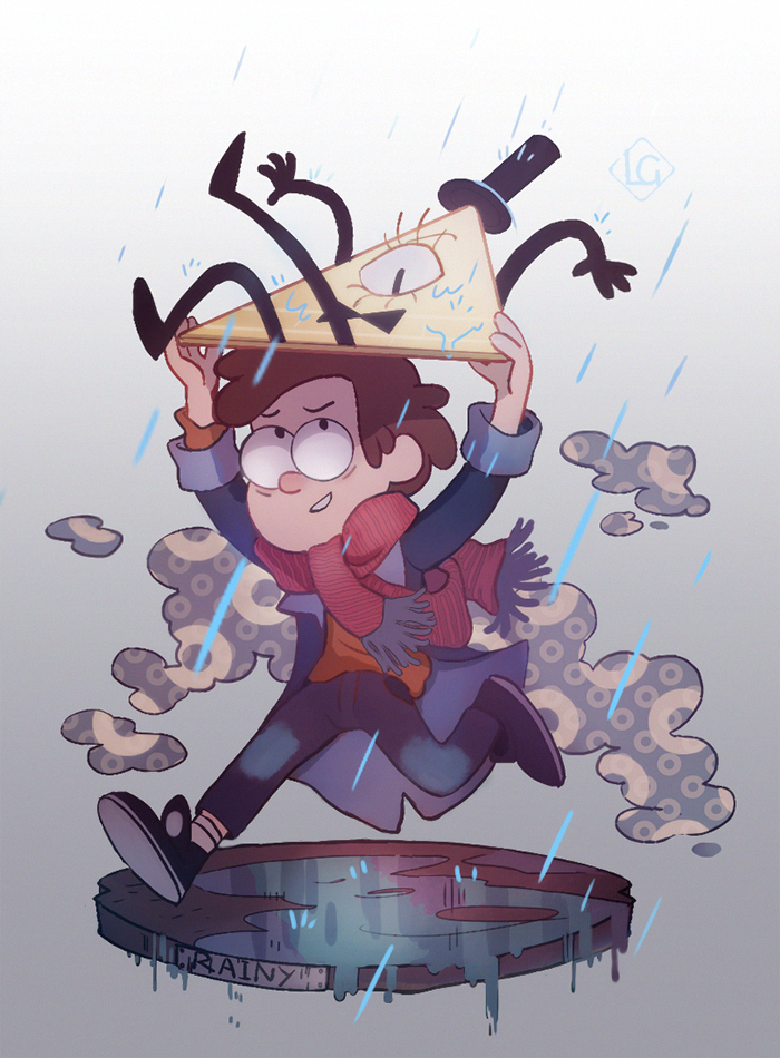 lingrimmart:  G: Missed my Gravity art? This one was drawn for Lins, as a gift ^^