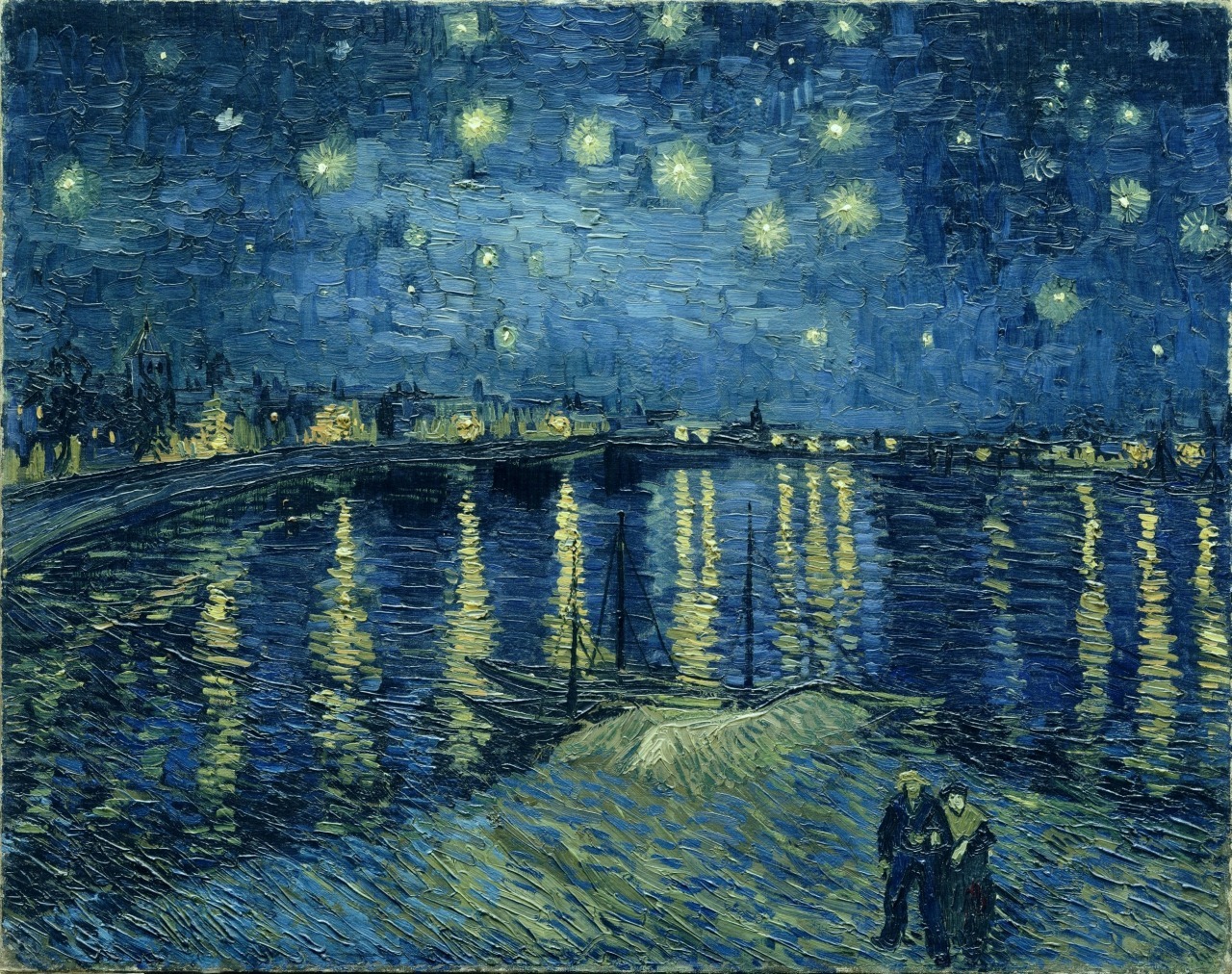 karmapolicedepartment:  eps-ilon:  Starry Night Over the Rhone (1888) Vincent Van