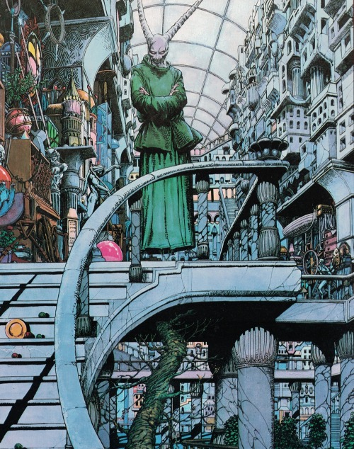 Art By Barry Windsor-Smith 'Thoth Amon' From The Flights Of Icarus (1977)