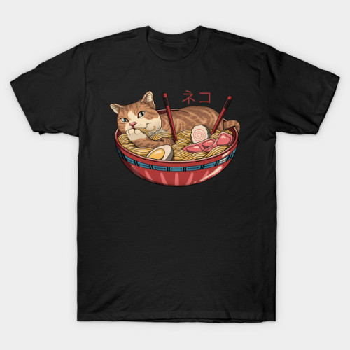 petshirts: Neko Ramen v2 T-ShirtNeko Ramen version 2.0 additional collection on my Ramen Series.Buy