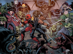 superheroesincolor:   Deadpool: The Gauntlet