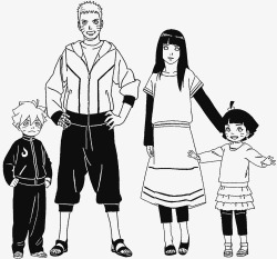  The Uzumaki Family:  Neji; Naruto; Hinata