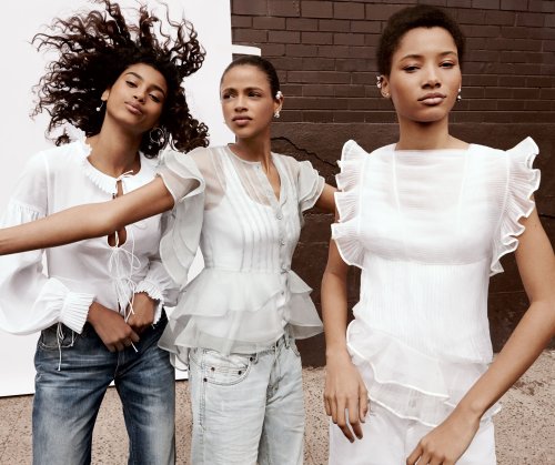 vogue-is-viral: fashion–victime: Imaan Hammam, Aya Jones and Lineisy Montero by Daniel Jackson