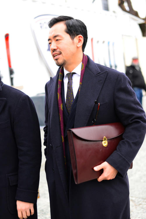 thekoreanbarber:On the scene… Pitti Uomo 91 FW17© thekoreanbarber.com