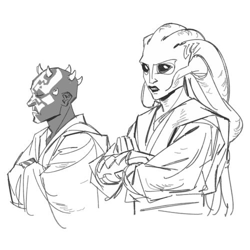 Made A Female Nautolan Jedi Master Name Kilindi Matako For Lightside Maul AU. This Nautolan Is Loosely