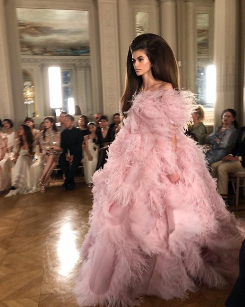 voguedolce: Kaia Gerber for Valentino Haute Couture F/W 18/19