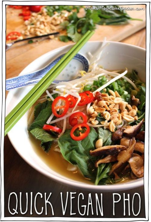 Quick Vegan Pho