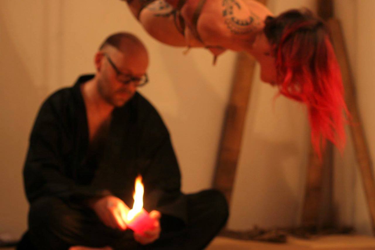 amaury-grisel-shibari:  Amaury Grisel Performing at “la place des cordes-Paris”