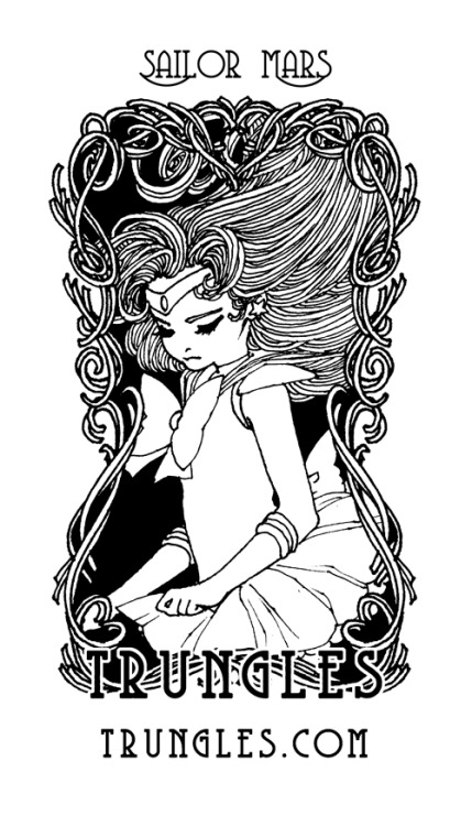 artoftrungles: Sailor Moon fanart cards for AX They’re each 2” x 3.5”, I think it 