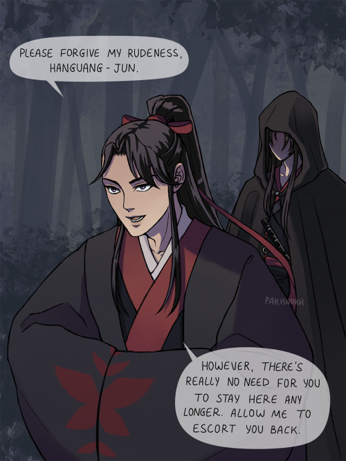 pakhnokh:Dark Wen Yuan AU where Wei Wuxian still lived and A-Yuan grew to be his disciple. WWX doe