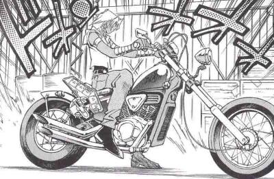 tyranny-mutt:  ariasune:  tyranny-mutt: I wonder if Marik’s bike has a name. WAIT WAIT HER NAME IS ON HER SIDE. SHE’S LITERALLY CALLED DEATH.  I WILL FROM NOW ON CALL HIS BIKE LADY DEATH.  