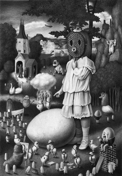 fer1972:  Spooky Kids: Illustrations by Amandine Urruty  O.o