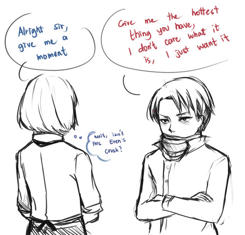 levisnotonfire:  blauerozen:  doujinbag:  Ok but I wanna see a thing where Levi walks