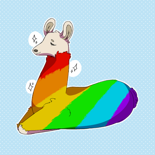 spicyferret: Llama Pride Flags!!While talking with @ruza-chan I decided to make some llama pride fla