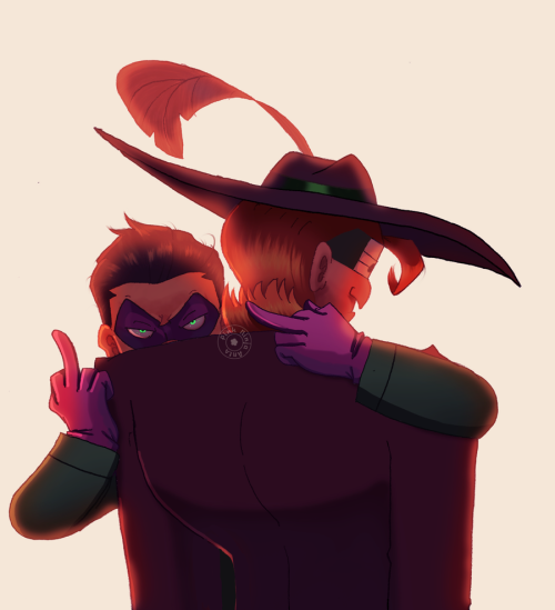 Riddler and the music meister.